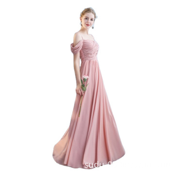 2021 Hot Sale Multiple Styles Maxi Chiffon Bridesmaid Dresses Long Maid Of Honor Dresses